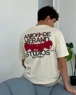 Camiseta Xoxo Blanco Crema