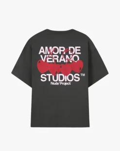 Camiseta Xoxo Gris Oscuro
