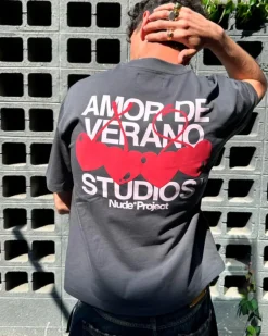 Camiseta Xoxo Gris Oscuro