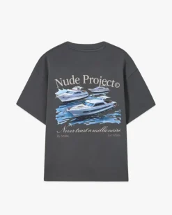Camiseta Yatch Club Gris Oscuro