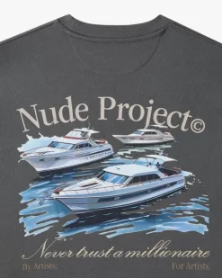 Camiseta Yatch Club Gris Oscuro