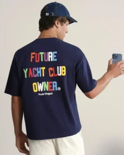 Camiseta Yate Azul Marino