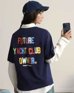 Camiseta Yate Azul Marino