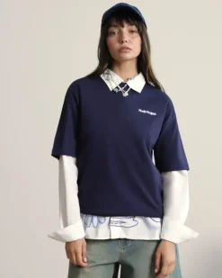 Camiseta Yate Azul Marino