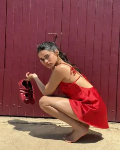 Camisole Dress Red
