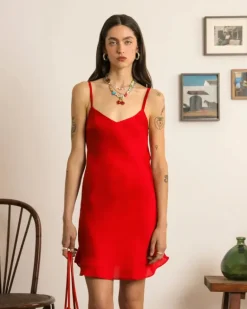 Camisole Dress Red