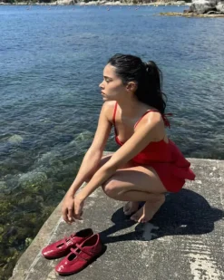 Camisole Dress Red