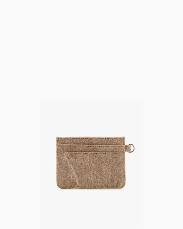 Canvas Cardholder Brown