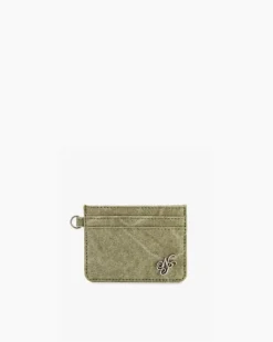 Canvas Cardholder Green