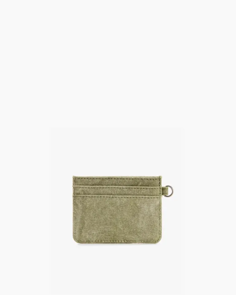 Canvas Cardholder Green