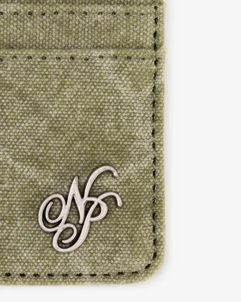 Canvas Cardholder Green