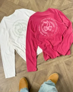 Cerise Longsleeve Marshmallow
