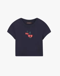 Cerise Top Navy