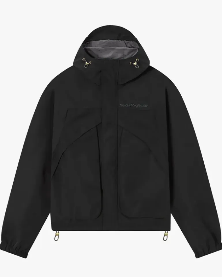 Chaqueta Cortavientos Milestones Negra