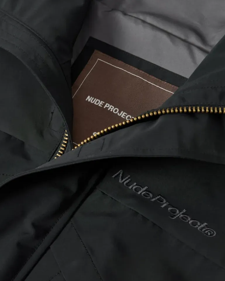 Chaqueta Cortavientos Milestones Negra