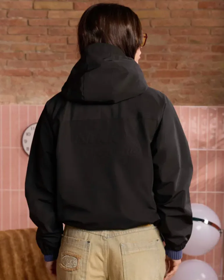 Chaqueta Cortavientos Milestones Negra