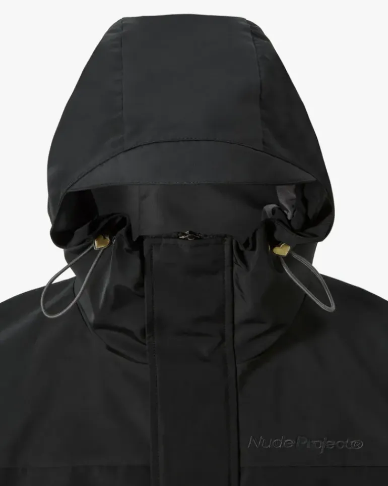 Chaqueta Cortavientos Milestones Negra