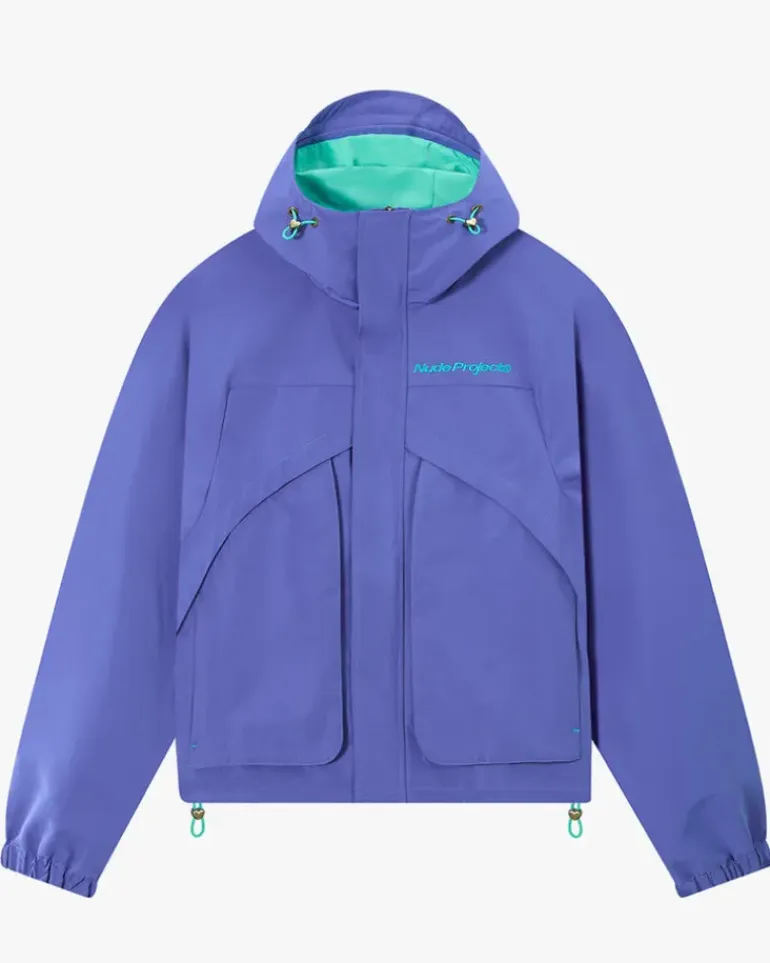 Chaqueta Cortavientos Milestones Azul