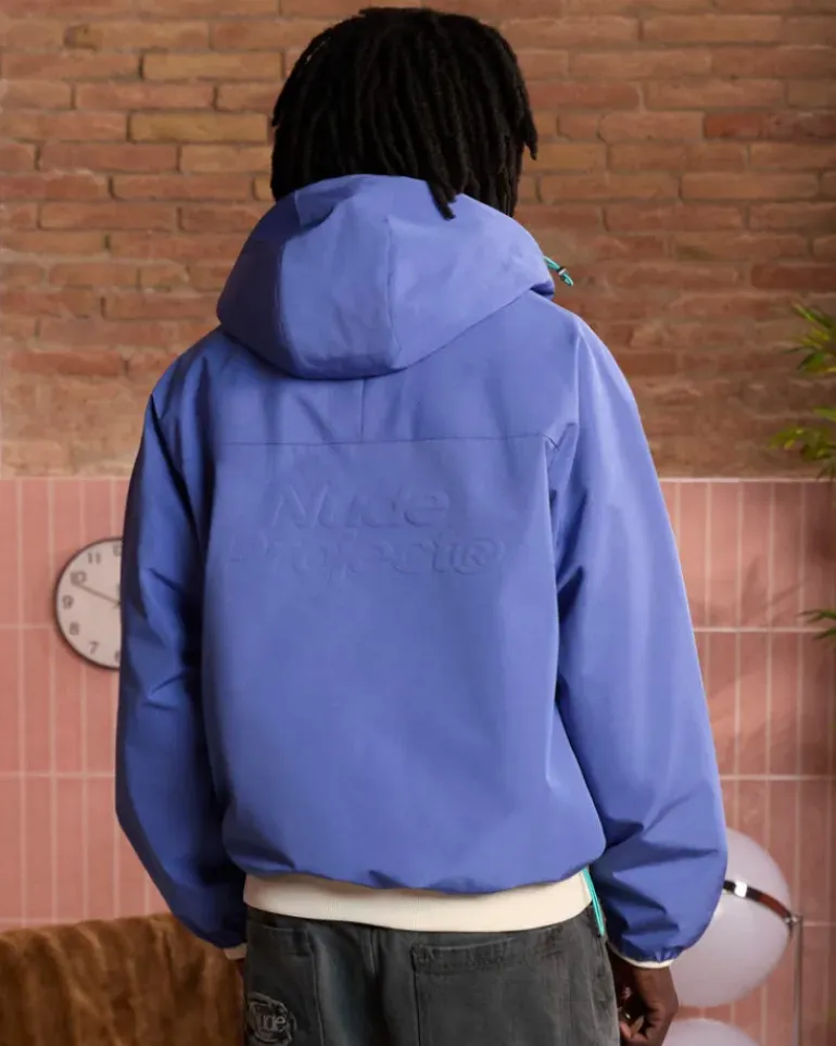 Chaqueta Cortavientos Milestones Azul