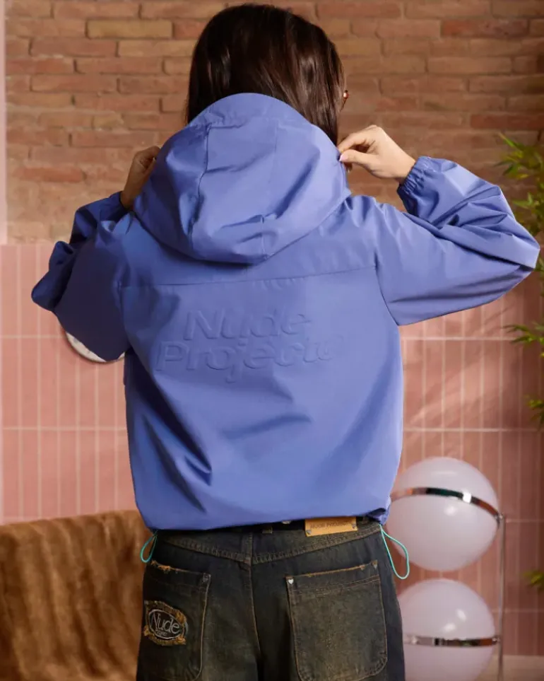 Chaqueta Cortavientos Milestones Azul