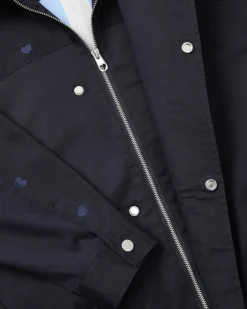 Chaqueta Flap Twill Azul Marino