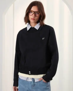 Chaqueta Flap Twill Azul Marino