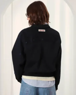 Chaqueta Flap Twill Azul Marino