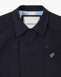 Chaqueta Flap Twill Azul Marino