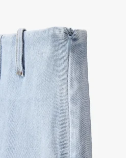 Cherry Denim Skirt