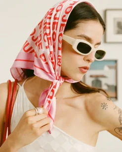 Classic Handkerchief Logo Pink