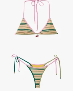 Costa Bikini Top Stripes