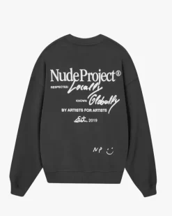 Crewneck Global Soon Gris Oscuro