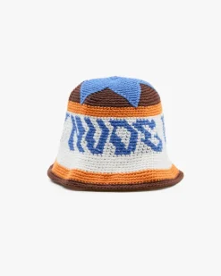Crochet Bucket Brown