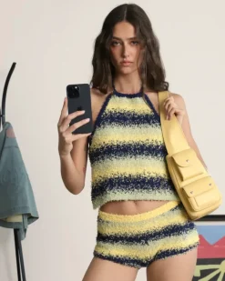 Culotte Melangi Amarillo