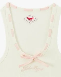 Cutie Bow Tank Top Pink