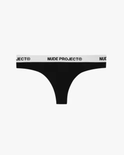 Essential Thong Black