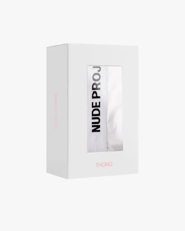 Essential Thong White