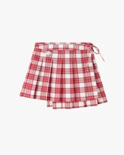 Falda Cuadros Roja