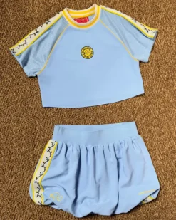Falda Samba Azul Cielo