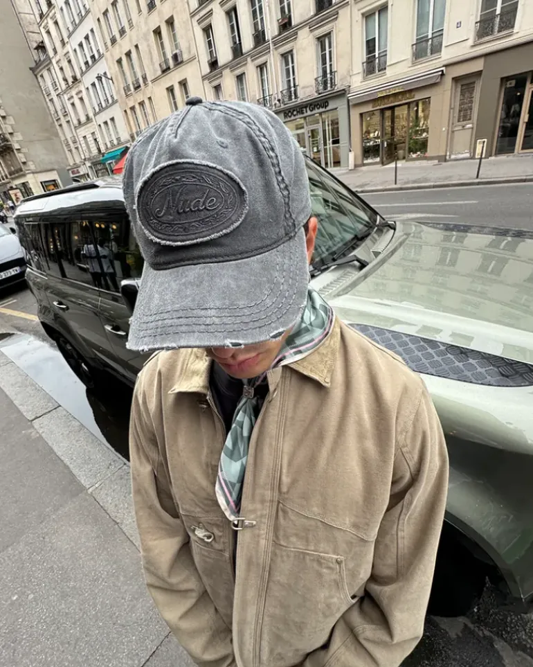 Gorra Laurel Denim Negra