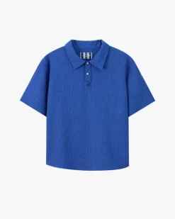 Half Polo Blue