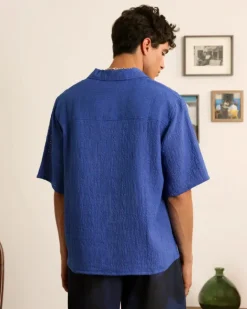 Half Polo Blue