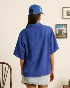 Half Polo Blue