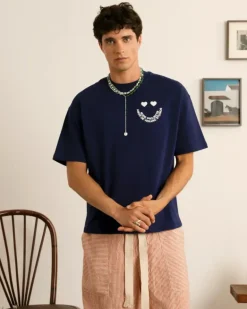 Happy Tee Navy