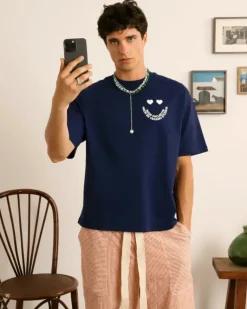 Happy Tee Navy