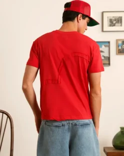 Heart Slim Tee Red