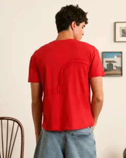 Heart Slim Tee Red