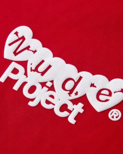 Hearts Tee Red
