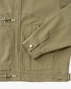 Heavy Canvas Trucker Jacket Khaki