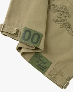 Heavy Canvas Trucker Jacket Khaki